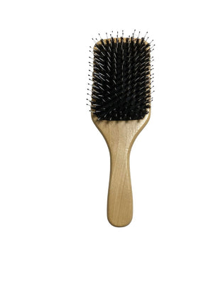 Dual Bristle Wooden Paddle Brush - Dilly's Collections - Hair Beauty and Lifestyle Products Australia