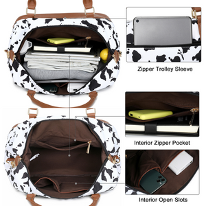 Cow Print Overnight/Travel Bag - Dilly's Collections - Hair Beauty and Lifestyle Products Australia