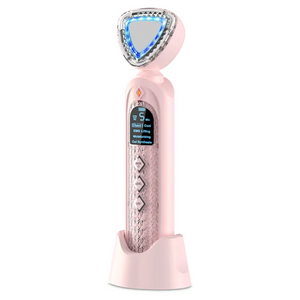 Hot Cold Facial Massager - Pink - Dilly's Collections - Hair Beauty and Lifestyle Products Australia