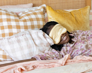 Eye Mask - Premium Satin- Gold - Dilly's Collections - Hair Beauty and Lifestyle Products Australia