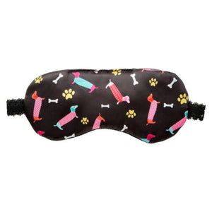 Eye Mask - Satin - Dogs | Daschunds - Dilly's Collections -  Hair Beauty and Lifestyle Products Australia