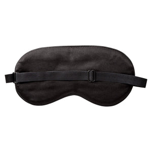 Eye Mask - Satin - Goodnight - Black - Dilly's Collections -  Hair Beauty and Lifestyle Products Australia