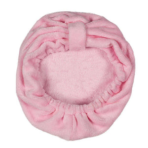 Hair Turban - Pink Microfibre - Dilly's Collections - Hair Beauty and Lifestyle Products Australia