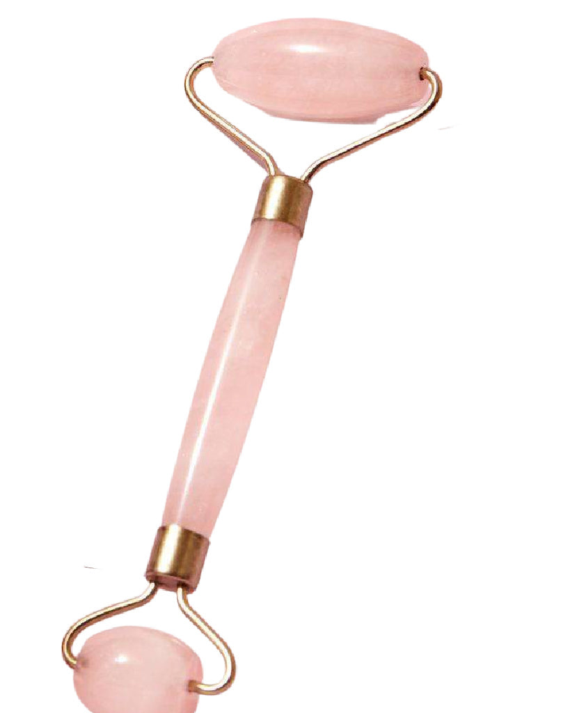 Facial Roller - Rose Quartz - Dilly's Collections - Hair Beauty and Lifestyle Products Australia