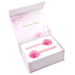 Ice Globe Facial Massager - Set of 2 - Pink - Dilly's Collections - Hair Beauty and Lifestyle Products Australia