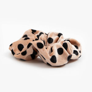 Scrunchies - Velvet Spotty - 2 Pack - Dilly's Collections -  Hair Beauty and Lifestyle Products Australia