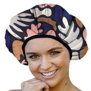 Shower Cap - Microfibre Lined - Abstract Print - Standard Size - Dilly's Collections -  Hair Beauty and Lifestyle Products Australia