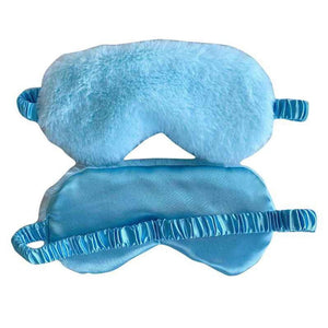Eye Mask - Blue and Fluffy - Dilly's Collections -  Hair Beauty and Lifestyle Products Australia