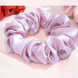 Scrunchies - 3 pack - 100% Mulberry Silk -  Lilac - Dilly's Collections -  Hair Beauty and Lifestyle Products Australia