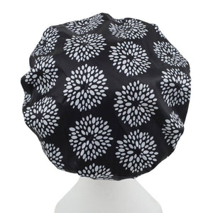 Drops Print Shower Cap - Microfibre Lined - Standard Size- Dilly's Collections - Hair Beauty and Lifestyle Products Australia