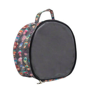 Cosmetic Bag - Large Round Multi-Purpose - Babushka Print - Dilly's Collections -  Hair Beauty and Lifestyle Products Australia