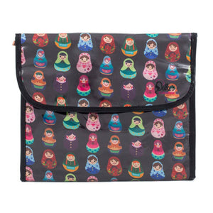 Cosmetic  Bag - Hanging - Babushka Print - Dilly's Collections -  Hair Beauty and Lifestyle Products Australia