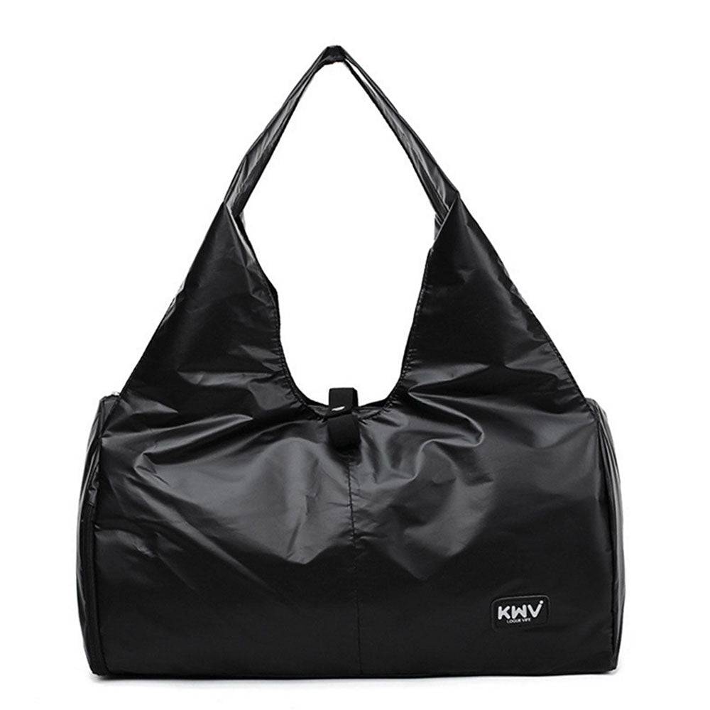 Shoulder Bag with Shoe Storage- Gym - Overnight - Black - Dilly's Collections -  Hair Beauty and Lifestyle Products Australia