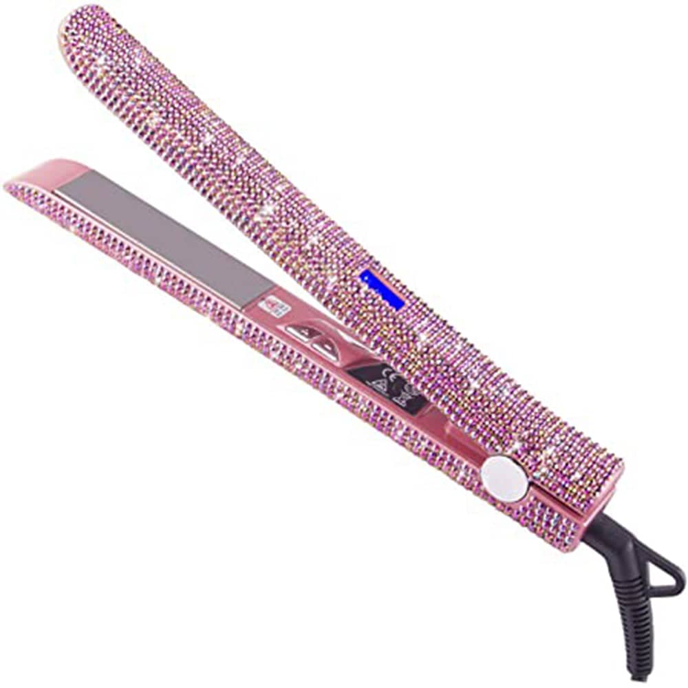 Pink Bling Rhinestone Hair Straightener - Dilly's Collections -  Hair Beauty and Lifestyle Products Australia