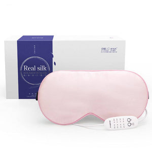 Eye Mask - Pink - Heated-Infrared -100% Silk - Dilly's Collections -  Hair Beauty and Lifestyle Products Australia