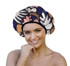 Shower Cap - Microfibre Lined & Eye Mask Set - Abstract - Dilly's Collections -  Hair Beauty and Lifestyle Products Australia