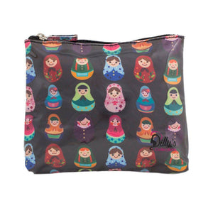 Cosmetic Bag - Small - Babushka Print - Dilly's Collections -  Hair Beauty and Lifestyle Products Australia