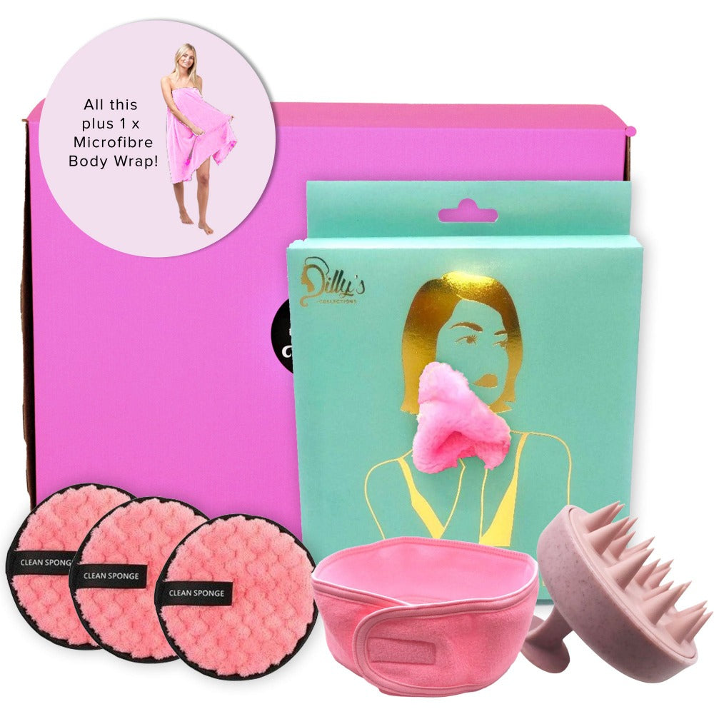 'My Time' Pink Gift Pack - Dilly's Collections - Hair Beauty and Lifestyle Products - Australia