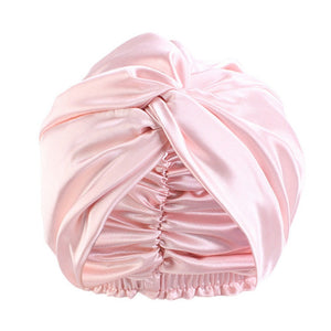 Sleeping Cap - Soft Pink Satin - Dilly's Collections - Hair Beauty and Lifestyle Products Australia