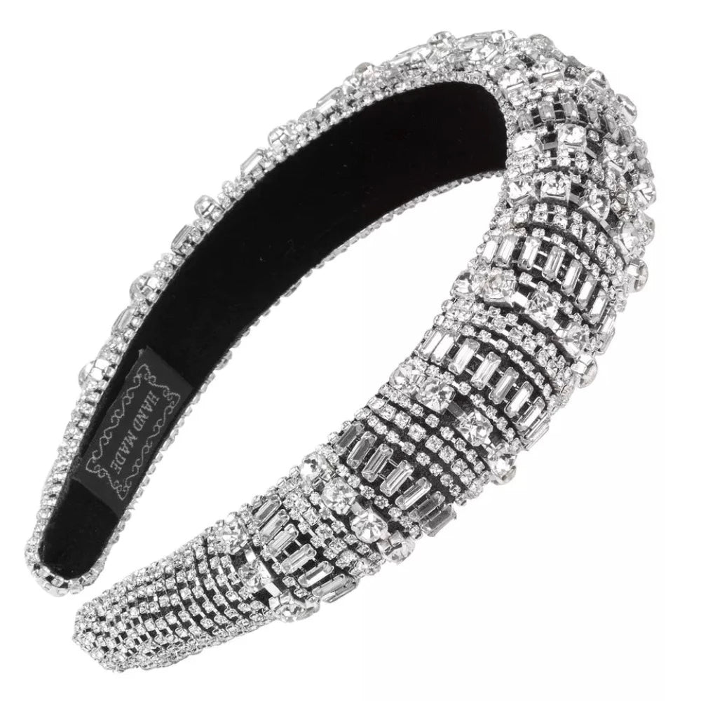 Headband - Silver Rhinestone - Dilly's Collections - Hair Beauty and Lifestyle Products Australia