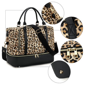 Duffle Bag - Weekender - Leopard Print - Dilly's Collections - Hair Beauty and Lifestyle Products Australia