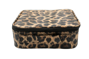 Large Travel Makeup Bag-Organiser | Leopard Print - Dilly's Collections - Hair Beauty and Lifestyle Products Australia