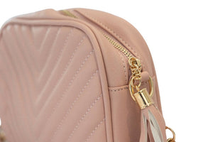 Pink Vegan Leather Handbag | Crossbody Bag - Dilly's Collections - Hair Beauty and Lifestyle Products Australia