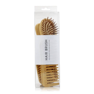 Bamboo Hair Brush and Comb Set - Eco-Friendly Hair Care for Smooth and Healthy Hair- Dilly's Collections - Hair Beauty and Lifestyle Products Australia