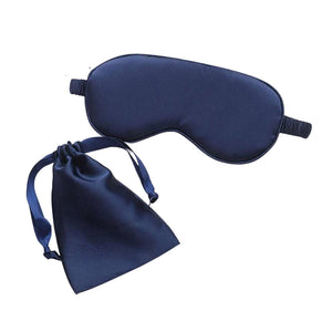 Eye Mask - Blue - 100% Mulberry Silk - Dilly's Collections - Hair Beauty and Lifestyle Products Australia