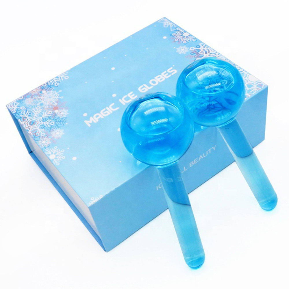Ice Globe Facial Massager - Set of 2 - Blue - Dilly's Collections -  Hair Beauty and Lifestyle Products Australia