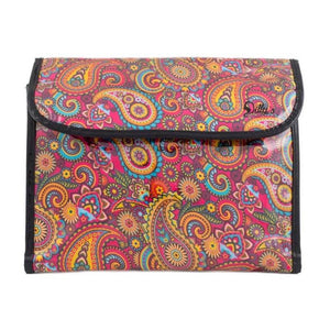 Cosmetic Hanging - Flip Bag - Retro Print - Dilly's Collections - Hair Beauty and Lifestyle Products Australia
