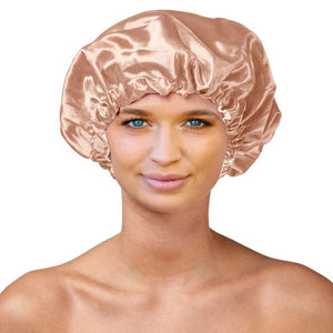 Sleeping Cap - Gold Satin - Dilly's Collections - Hair Beauty and Lifestyle Products Australia