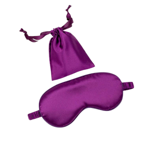 Eye Mask - Purple - Mulberry Silk - Dilly's Collections - Hair Beauty and Lifestyle Products Australia